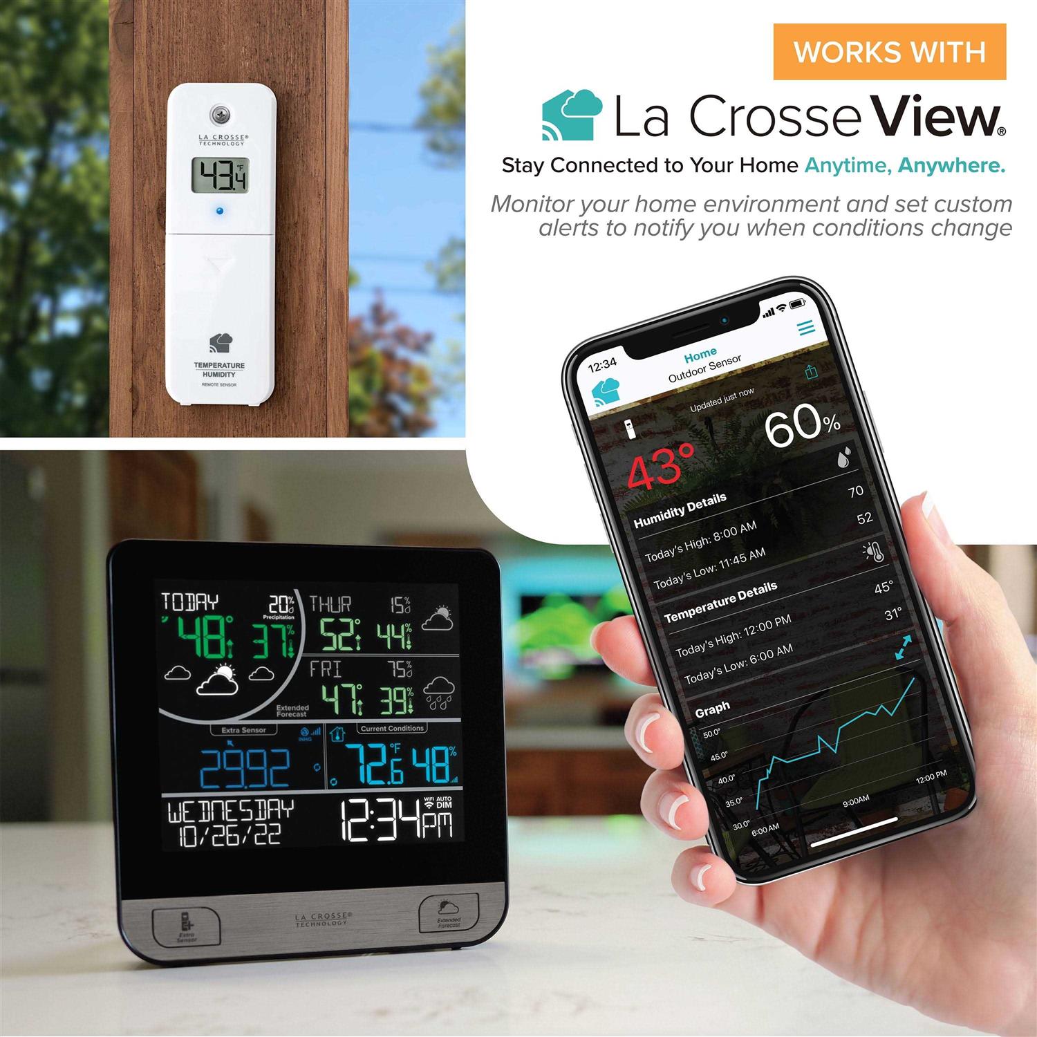 La Crosse Technology Wi-Fi Multi-Day Forecast Digital Weather Station - Cheap Fitting