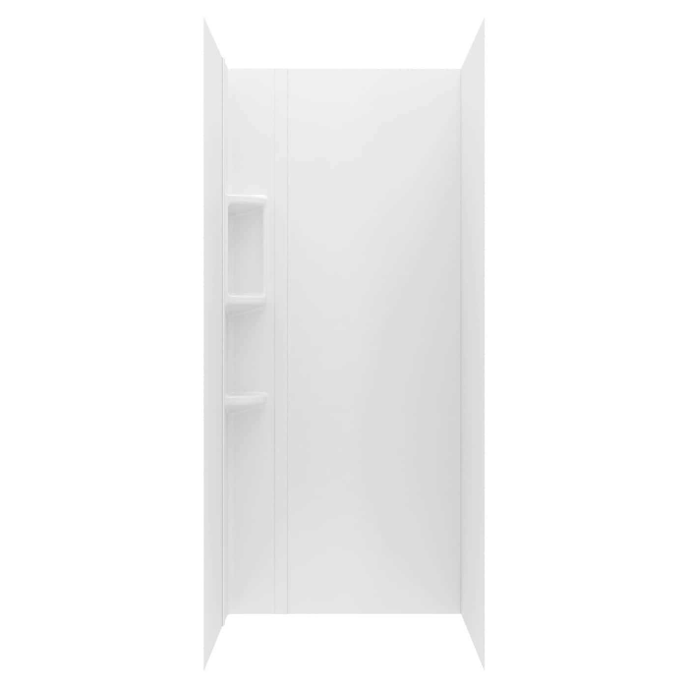 American Standard Mainstream 32-in x 72-in 4-Piece Glue To Wall 2950SWT32.011 - Cheap Fitting