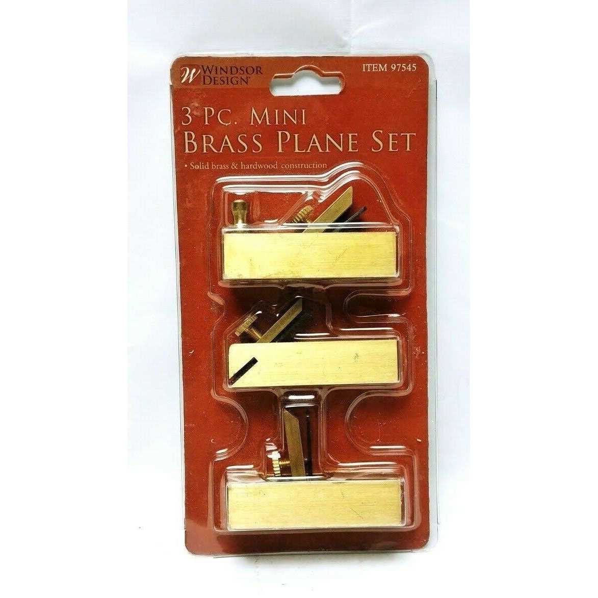 Windsor Design Mini Brass Plane Set - Cheap Fitting