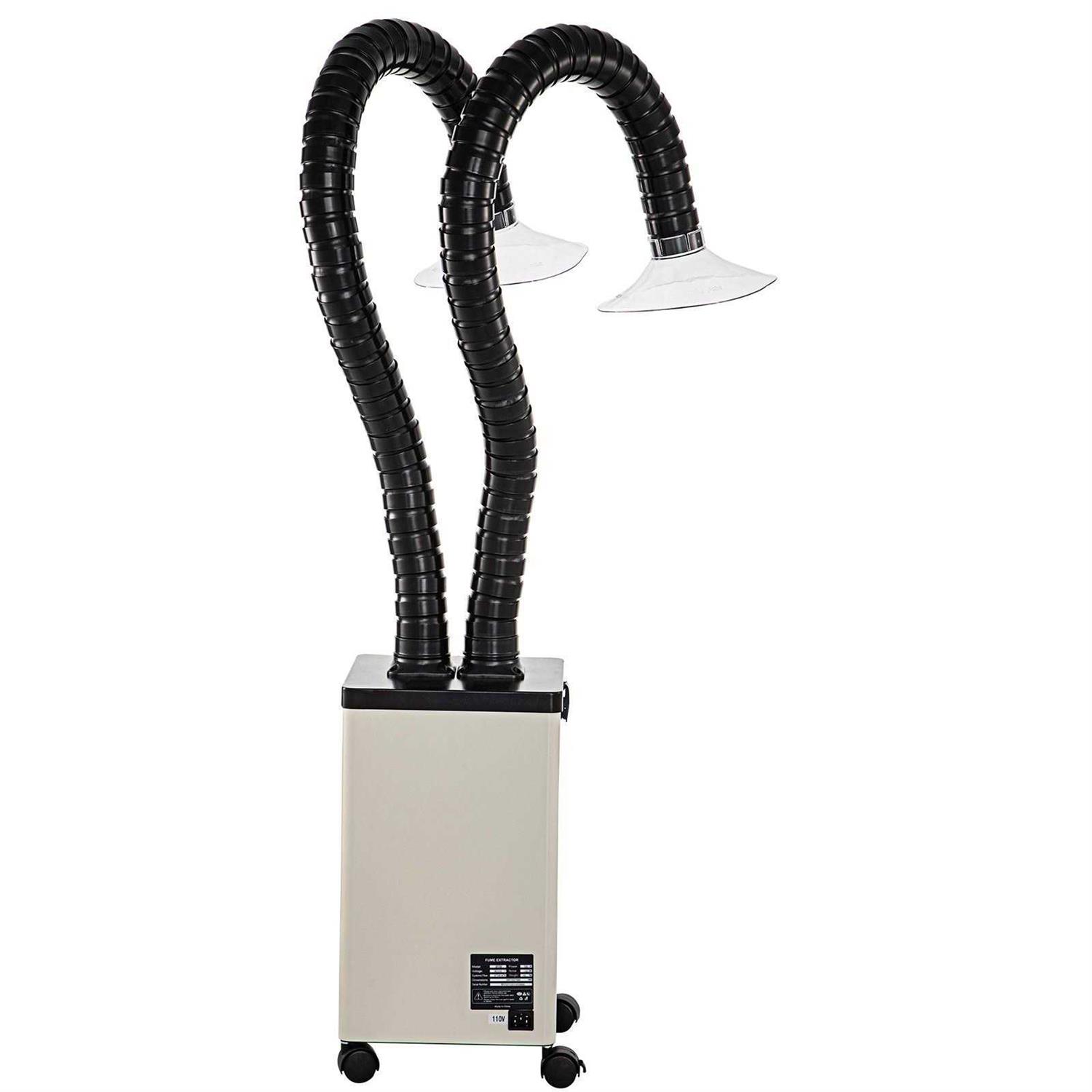 VEVOR Solder Fume Extractor 150W 165 Cfm Smoke Absorber 3-Stage Filters 3 Speed with Two Hoses for Soldering Laser Engraving and Diy Welding YW150W110220VI9FMV5 - Cheap Fitting