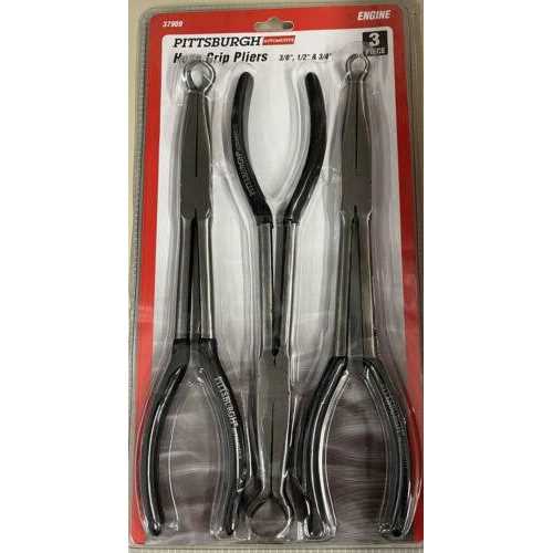 Pittsburgh 3 Piece Long Reach Hose Grip Pliers - Cheap Fitting