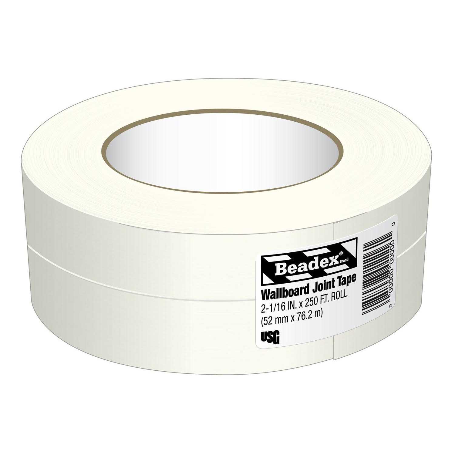 Usg Beadex 250 ft. L X 2-1/16 in. W Paper White Drywall Joint Tape - Cheap Fitting