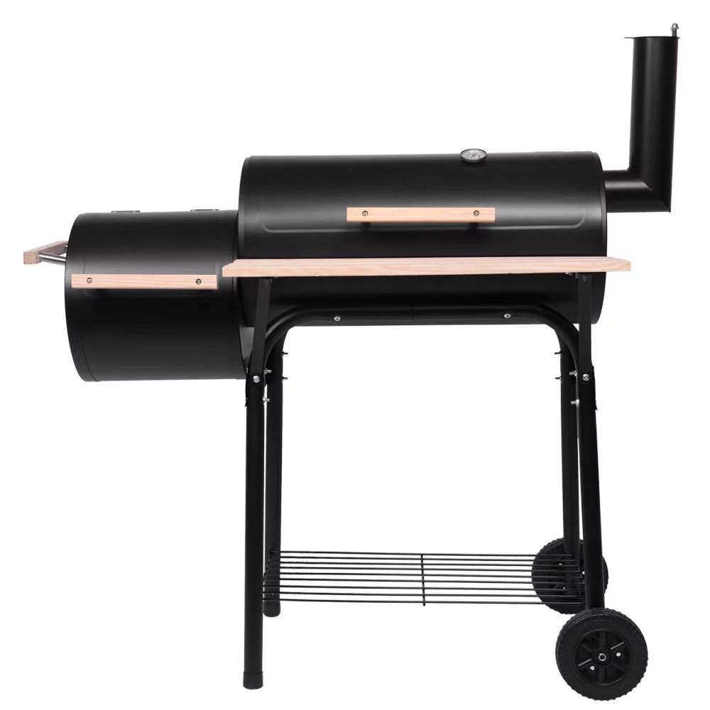 UBesGoo Charcoal Grill Portable BBQ Grill and Offset Smoker Steel BBQ Pit Outdoor for Camping, Black - Cheap Fitting
