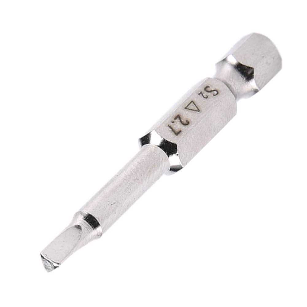 Yakamoz 5Pcs Magnetic Triangle Head Screwdriver Bits 1/4 Hex Shank Triangle Screwdriver Bit Set S2 Steel Triangular Tip Screw Driver Bit - Cheap Fitting