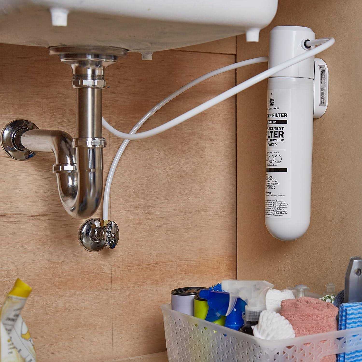 GE GXK140TNN Under Sink Single Stage High Flow Water Filtration System - Cheap Fitting