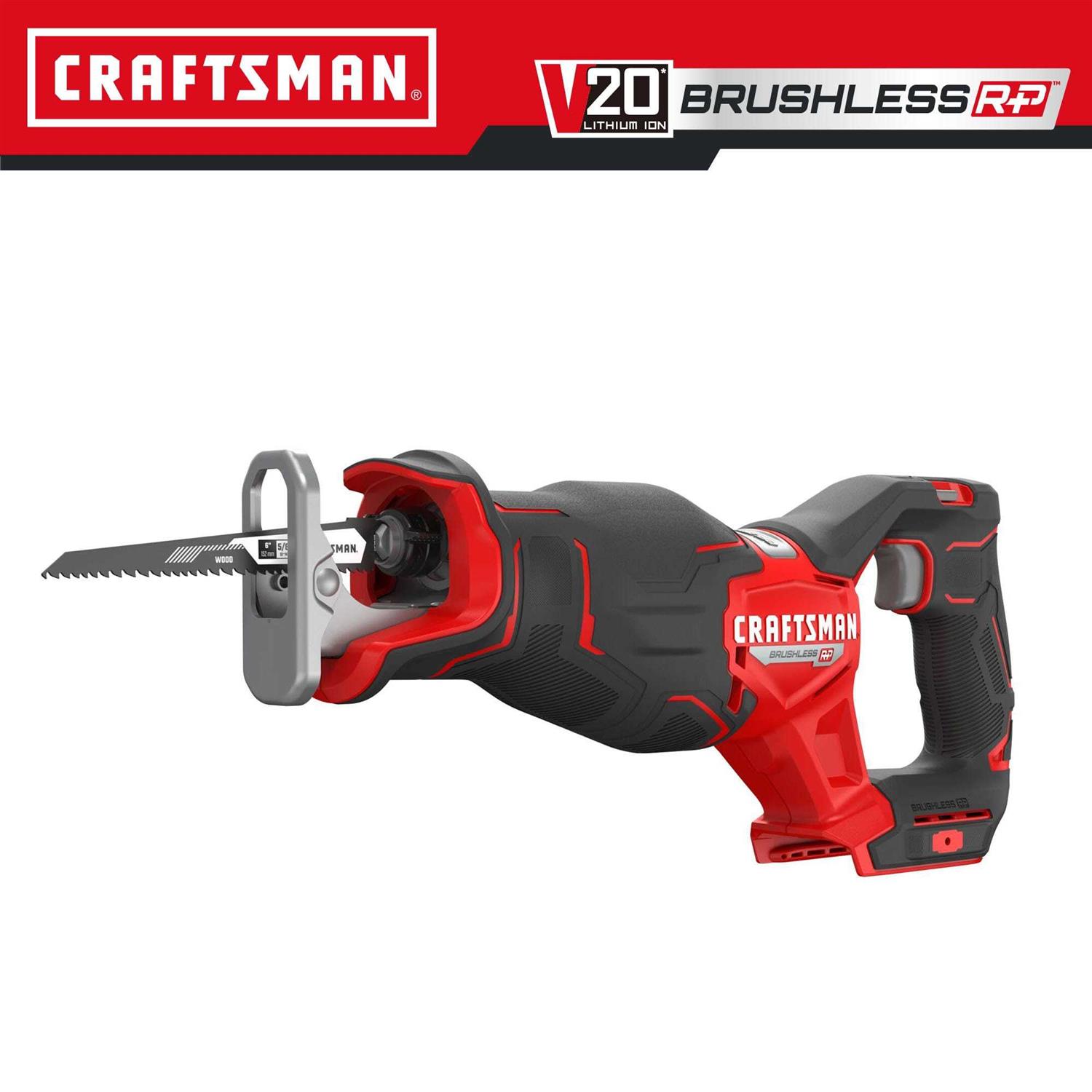 Craftsman V20 RP Cordless Brushless Reciprocating Saw Tool Only - Cheap Fitting