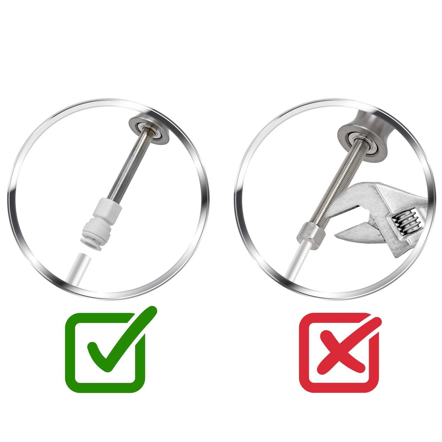 Universal Reverse Osmosis Faucet Spout Quick Connect Adapter NSF Certified - Cheap Fitting