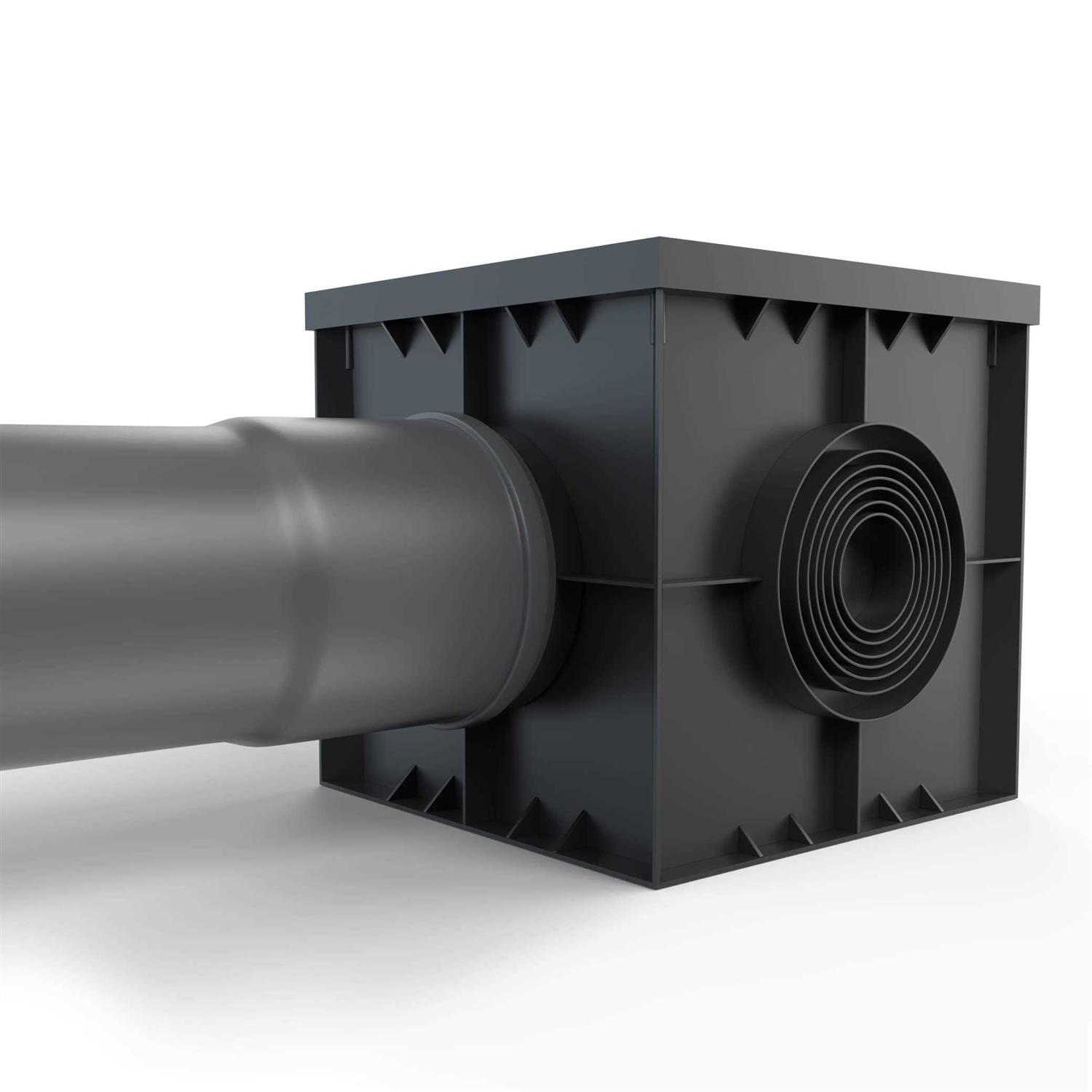 Vodaland 16×16 Catch Basin Stainless Steel ADA / HEEL Proof Grate Package - Cheap Fitting