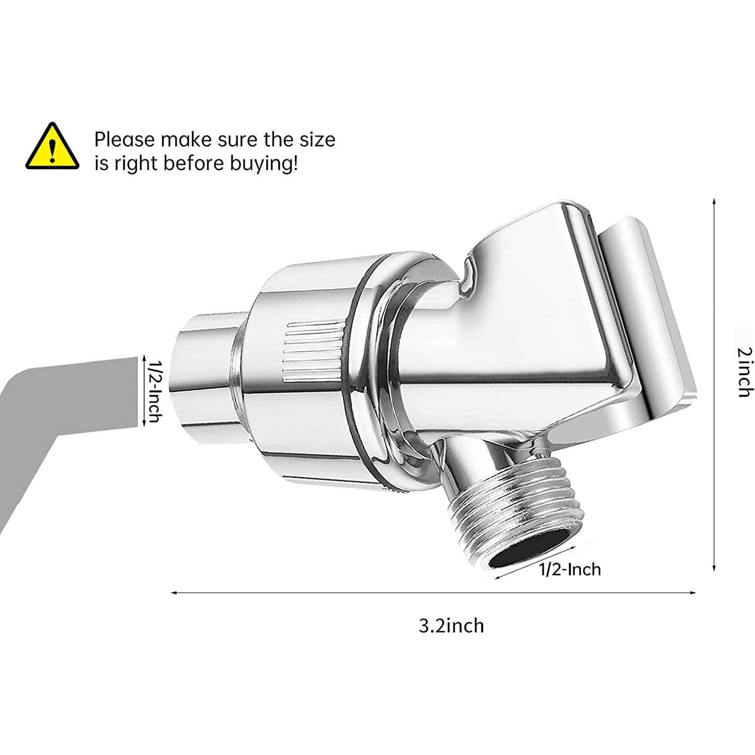 COSBAY Shower Arm Holder for Handheld Shower Head Adjustable Mount Bracket - Cheap Fitting