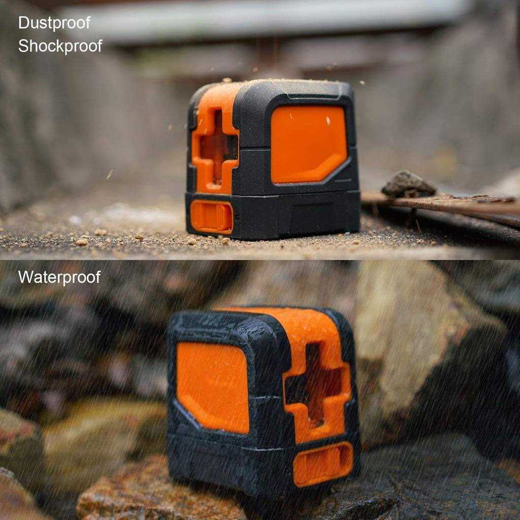 Tacklife 50 Feet Laser Level Self-Levelling Horizontal and Vertical Cross-Line Laser - Cheap Fitting