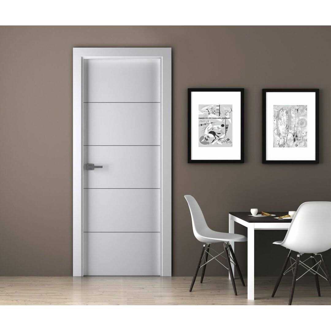 Palladio 4H Solid Manufactured Wood Finish Standard Door Slab Belldinni - Cheap Fitting