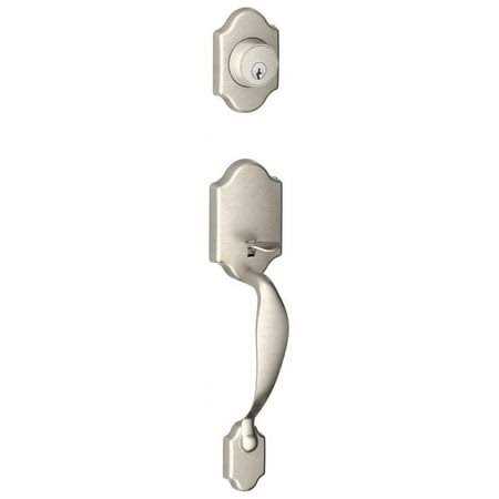 Schlage JH58-BAR Barcelona Single Cylinder Keyed Entry Handleset Exterior Pack - Cheap Fitting
