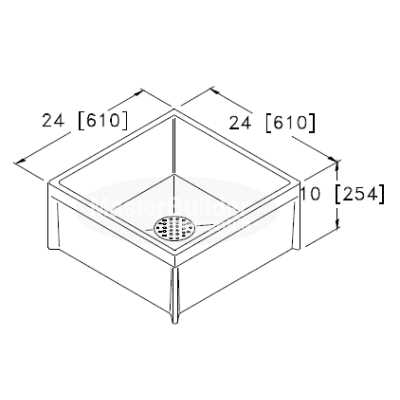 Zurn Z1996-24 Mop Service Basin - Cheap Fitting