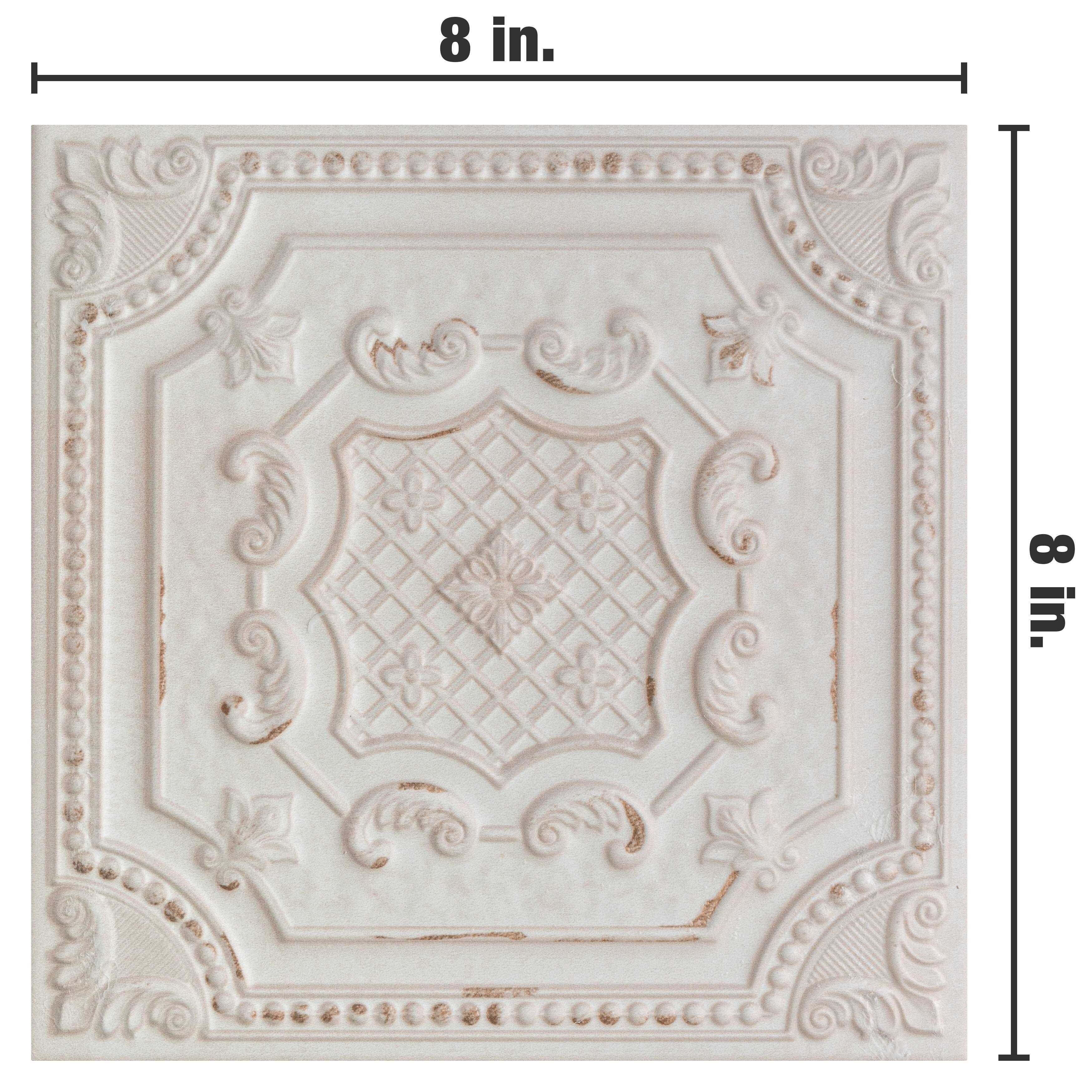 Merola Tile Fitz 8 x 8 Ceramic Wall Tile - Cheap Fitting