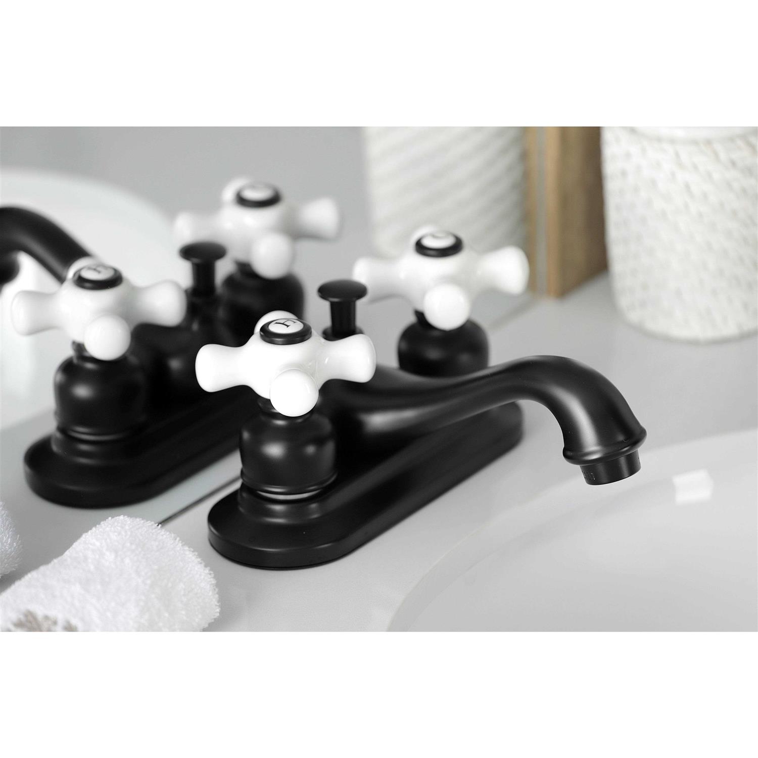 Kingston Brass KB602PX Restoration 4 in. Centerset Bathroom Faucet - Cheap Fitting
