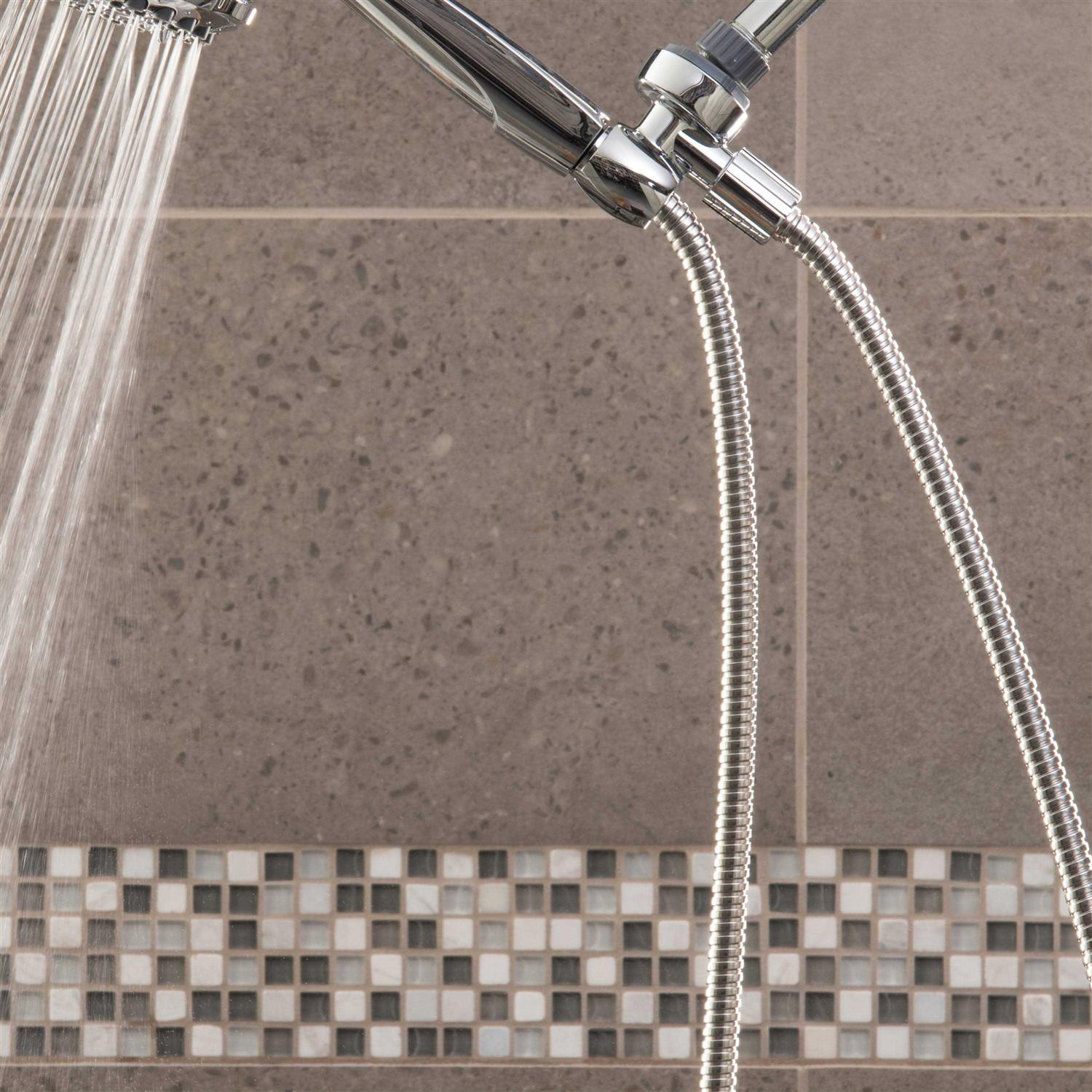 Waterpik Universal 8-ft. Metal Shower Hose for Hand Showers - Cheap Fitting