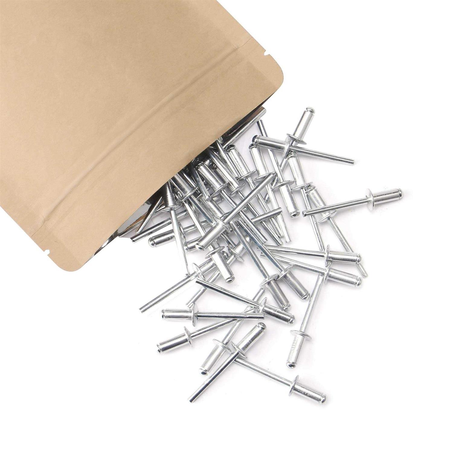 100pcs 316 X 1 Aluminum Blind Rivets Silver 4.8 X 25.4 Mm Pop Riv - Cheap Fitting