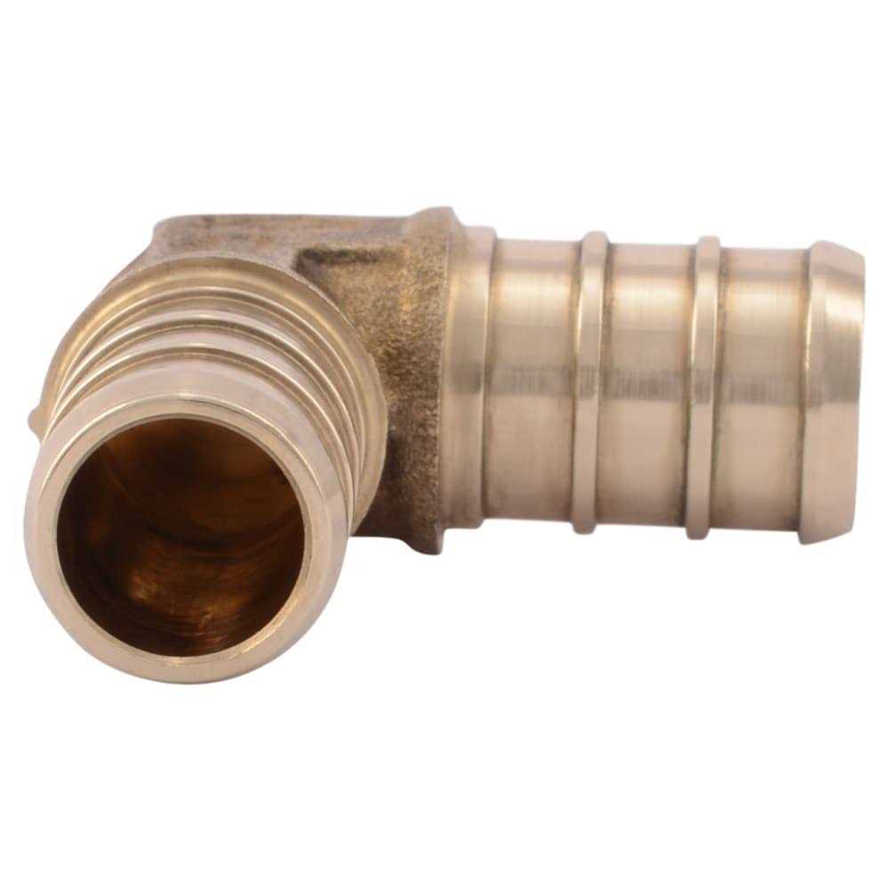 SharkBite 1/2-in PEX Crimp Brass 90-Degree Elbow Stainless Steel - Cheap Fitting