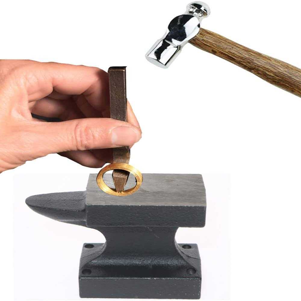 Iron Horn Anvil Bench Block,Small Iron Single Horn Base Jeweler Blacksmith Tool - Cheap Fitting