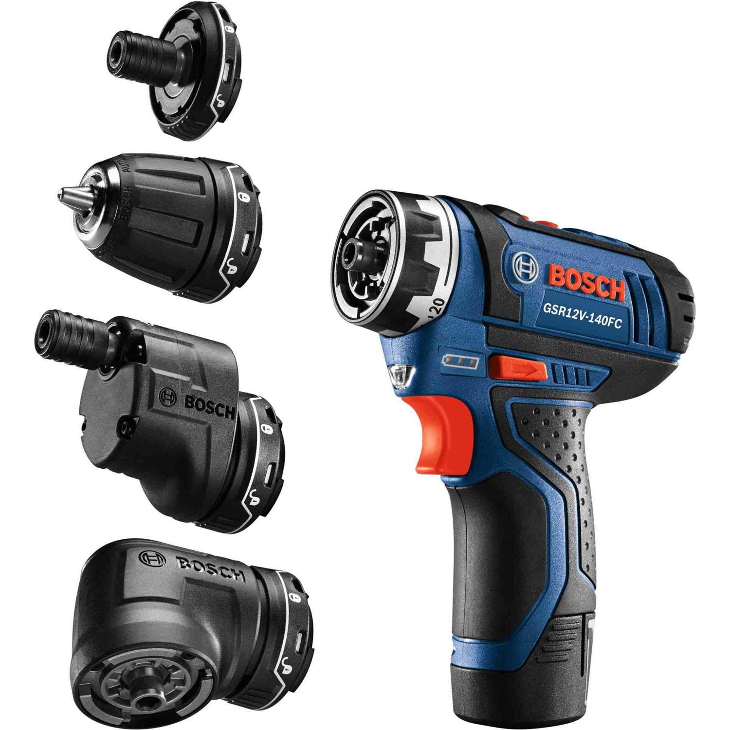 Bosch 12V Max Flexiclick 5-In-1 Drill/Driver System GSR12V-140FCB22 - Cheap Fitting