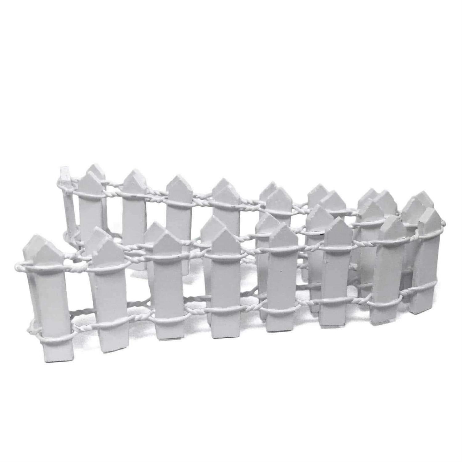 ArtMinds White Mini Wooden Fence - Cheap Fitting