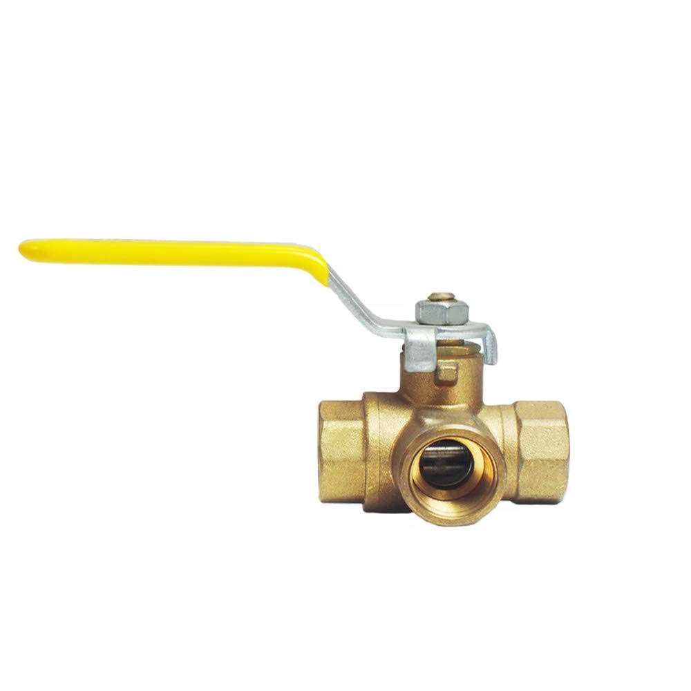 NIGO Industrial Co. 180SS Series 3-Way Forged Brass Ball Valve - Cheap Fitting