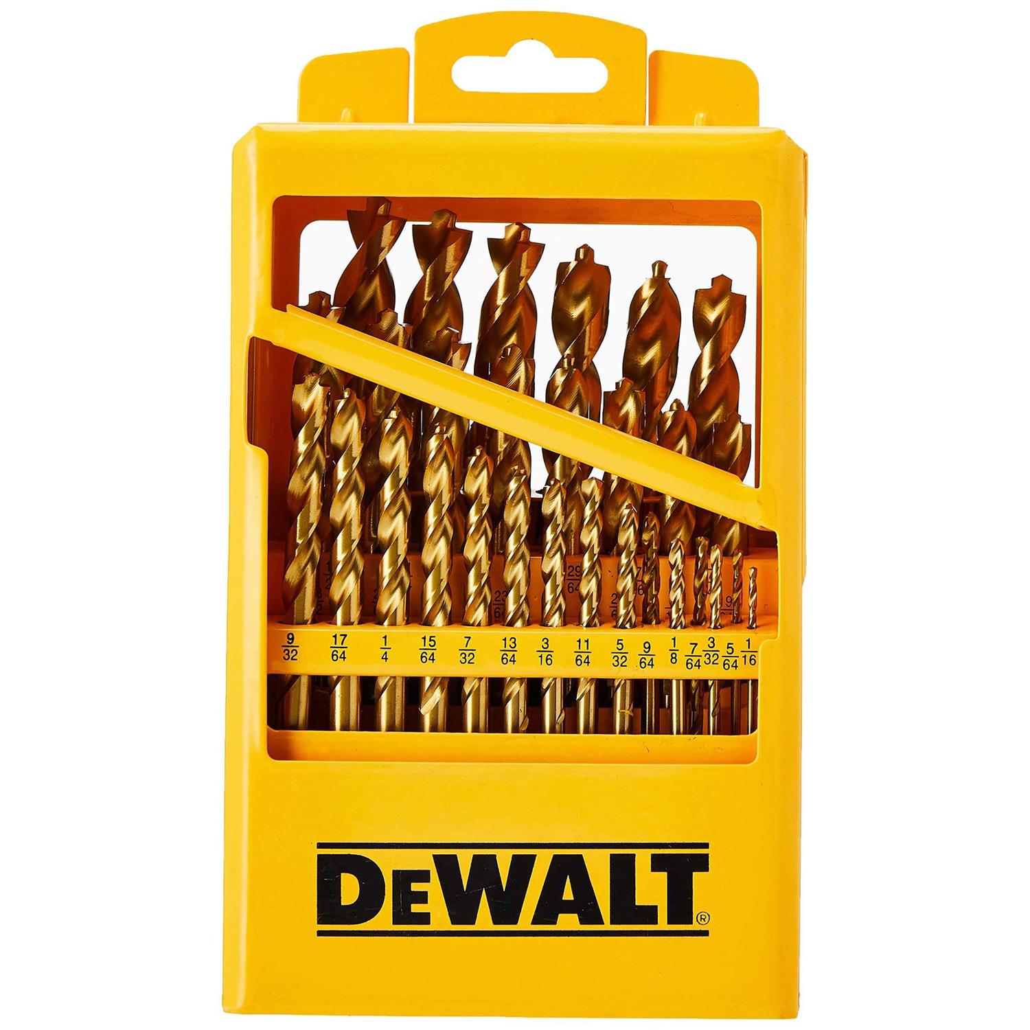 Dewalt DW1369 Titanium Pilot Point Drill Bit Set - Cheap Fitting