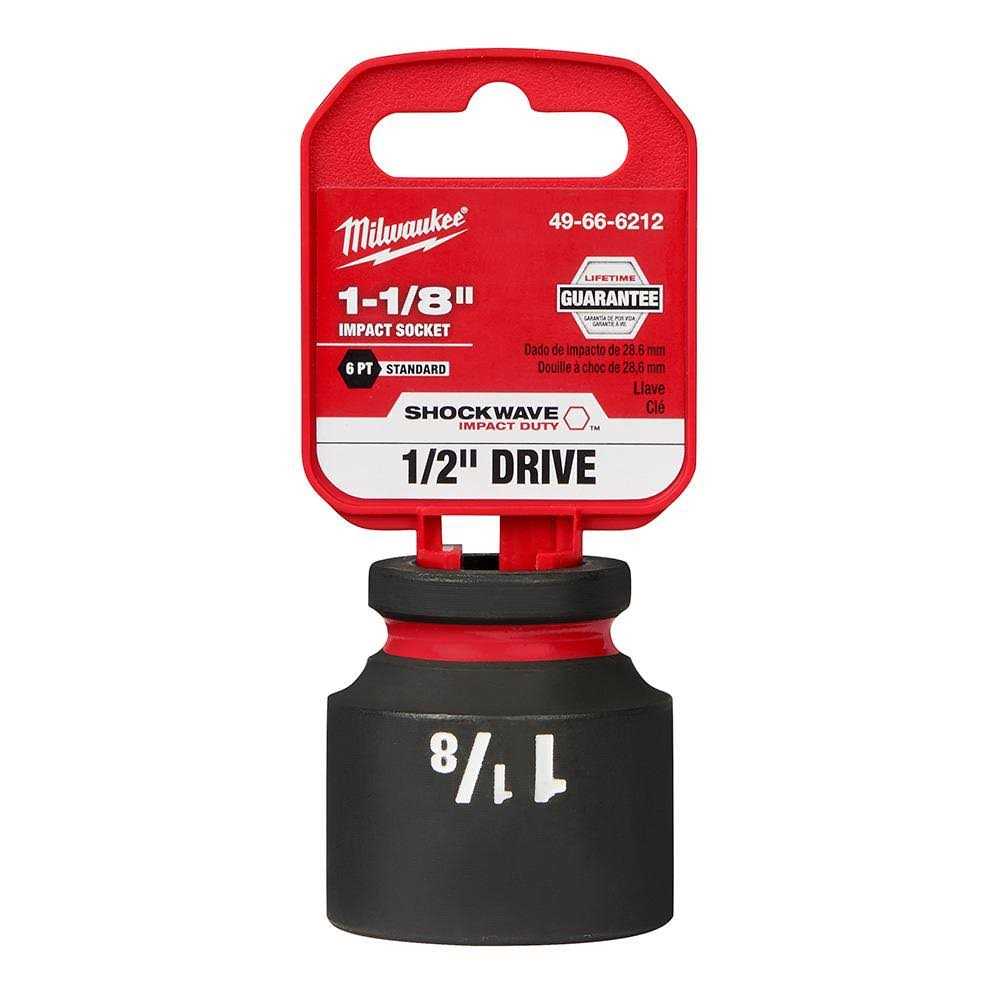 Milwaukee SHOCKWAVE Impact Duty Drive 6 Point Socket 49-66 - Cheap Fitting