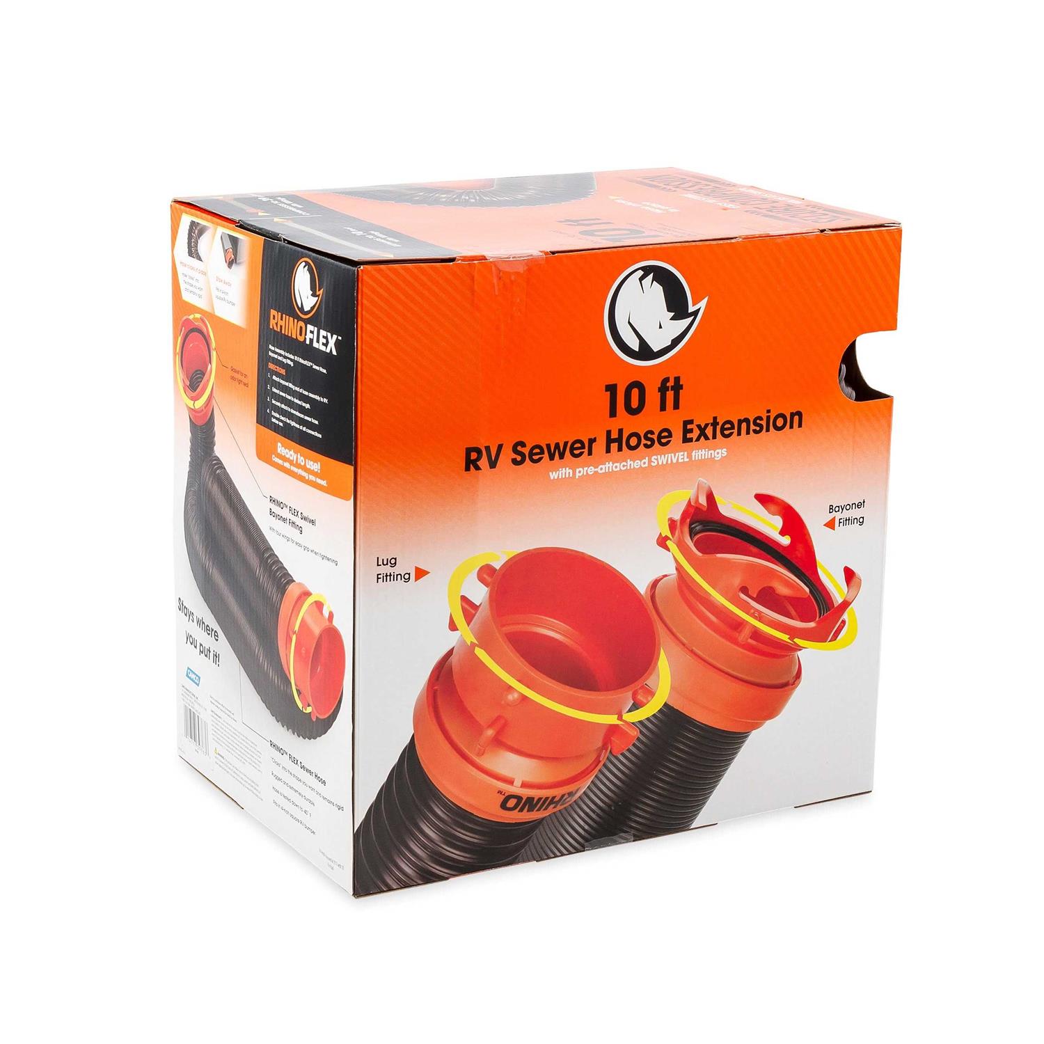 Camco RhinoFLEX Sewer Hose Extension Kit - Cheap Fitting