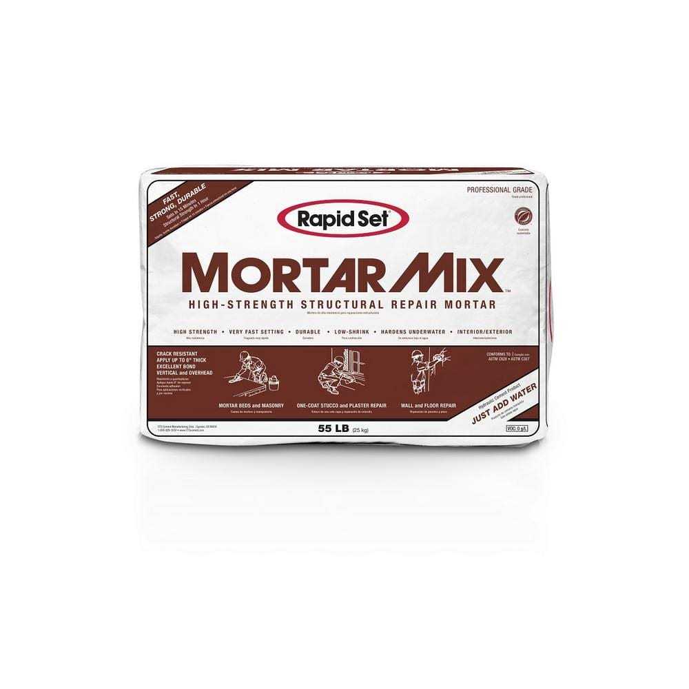 Rapid Set 55 lbs. Mortar Mix - Cheap Fitting