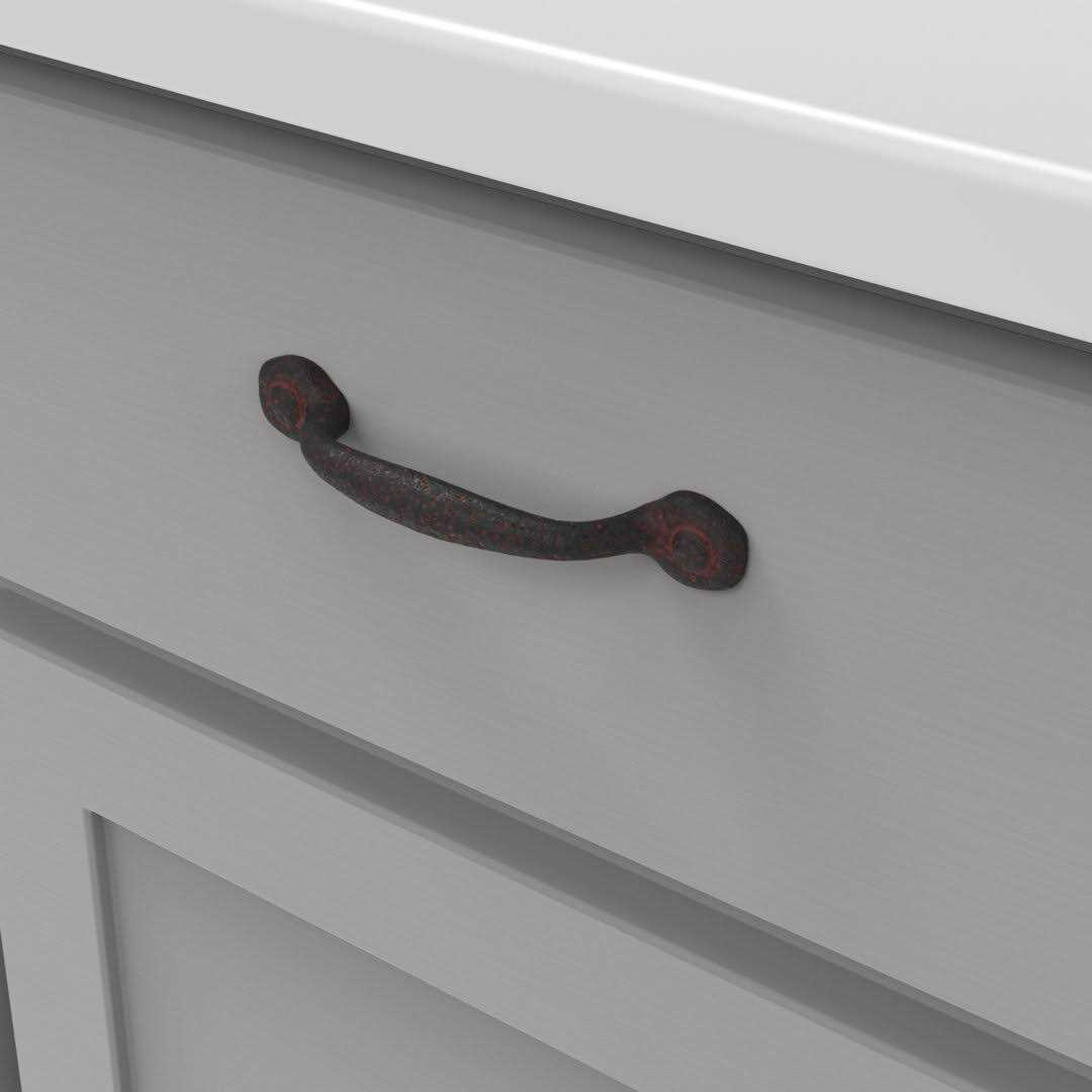Hickory Hardware Refined Rustic Pull - Cheap Fitting