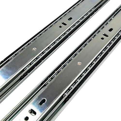 South Main Hardware Side Mount Stainless Steel Ball Bearing Full Extension Drawer Slides - Cheap Fitting