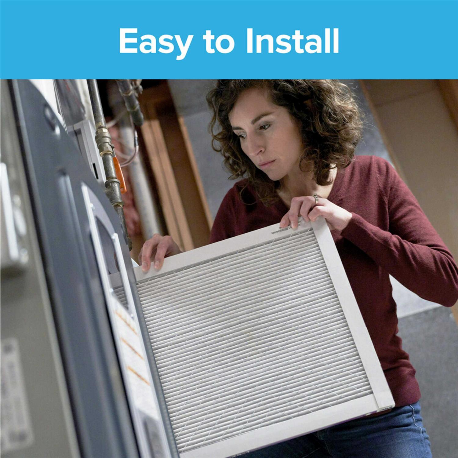 3M Filtrete Basic Pleated Air Filter - Cheap Fitting