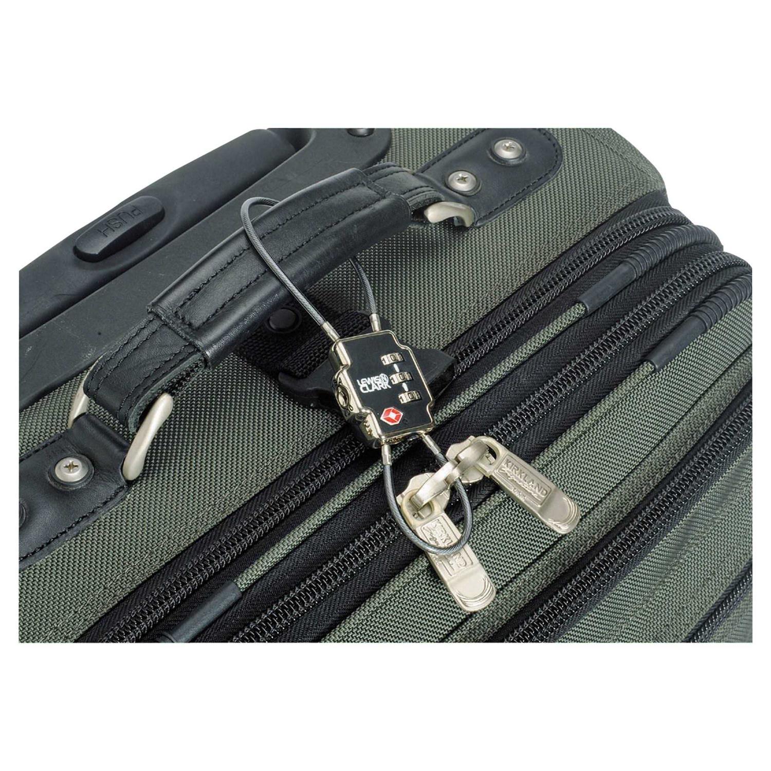 Lewis N. Clark Travel Sentry Lockdown Triple Security Cable Lock - Cheap Fitting