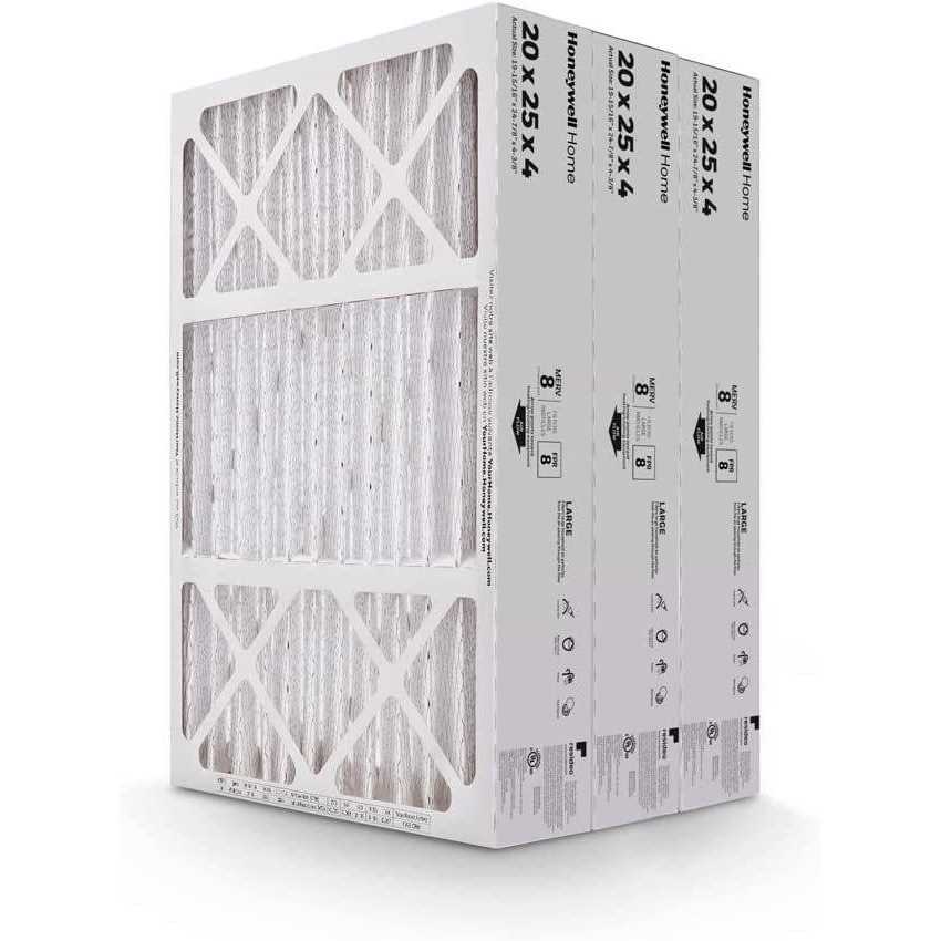 Honeywell Home 20x25x4 MERV 8 - Cheap Fitting