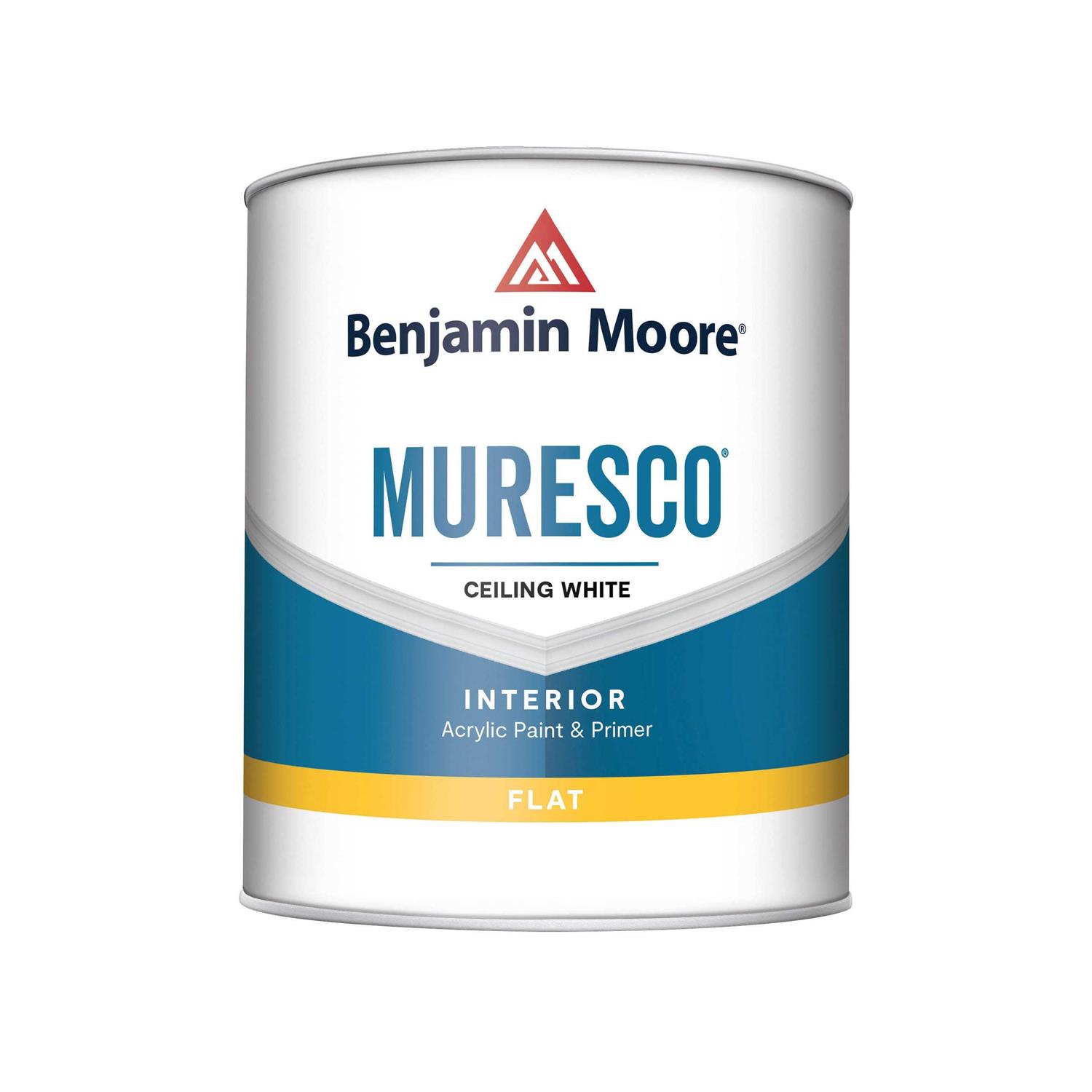 Benjamin Moore Muresco Ceiling Paint Flat White - Cheap Fitting