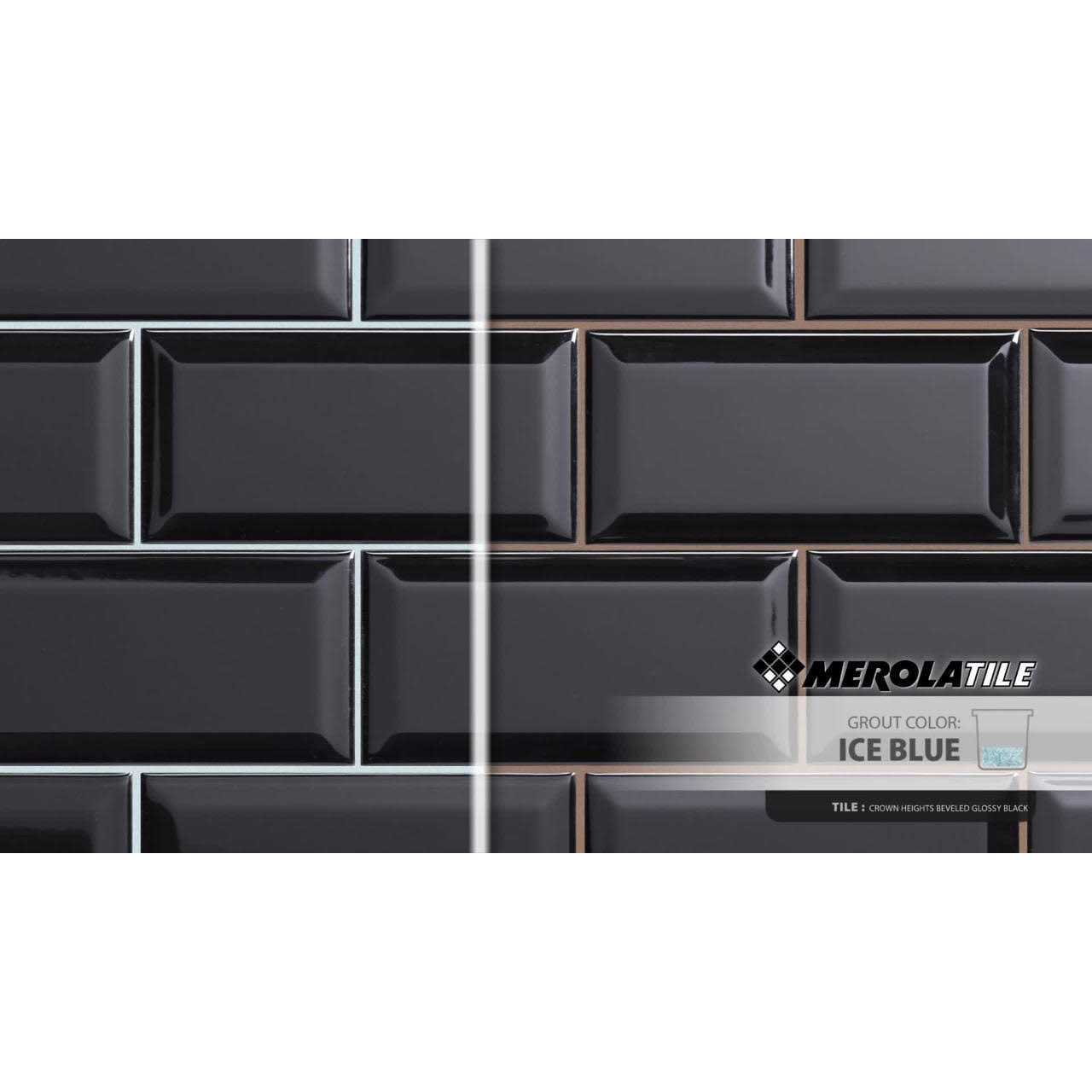 Merola Tile Crown Heights Beveled Glossy Black 3 in. x 6 in. Ceramic Wall Tile - Cheap Fitting