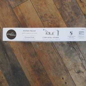 Project Source Dover Chrome Double Handle Low-arc Kitchen Faucet With Deck Plate and Side Spray Included F8F11095CP - Cheap Fitting