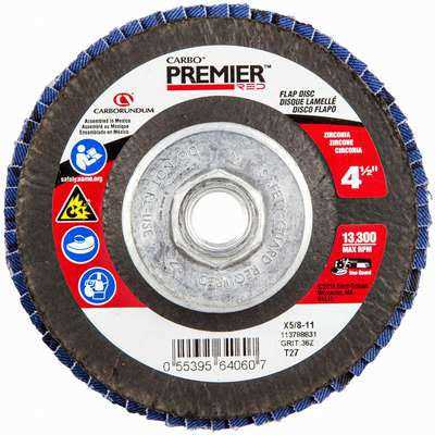 ZORO SELECT Fiber Disc 4 1/2 in Dia 05539564060 - Cheap Fitting