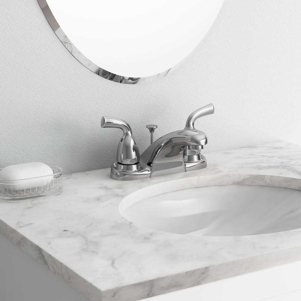 Delta Foundations Two Handle Centerset Bathroom Faucet B2510LF - Cheap Fitting