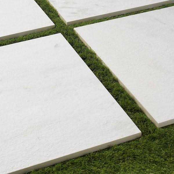 Ivy Hill Tile Hercules Calacatta 23.74 in. x 23.74 in. x 0.78 in. Textured Porcelain Floor Paver Tile - Cheap Fitting
