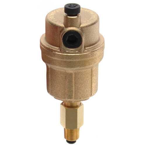 Caleffi 502710A Automatic Air Vent 1/8 NPT Male with Check Valve - Cheap Fitting