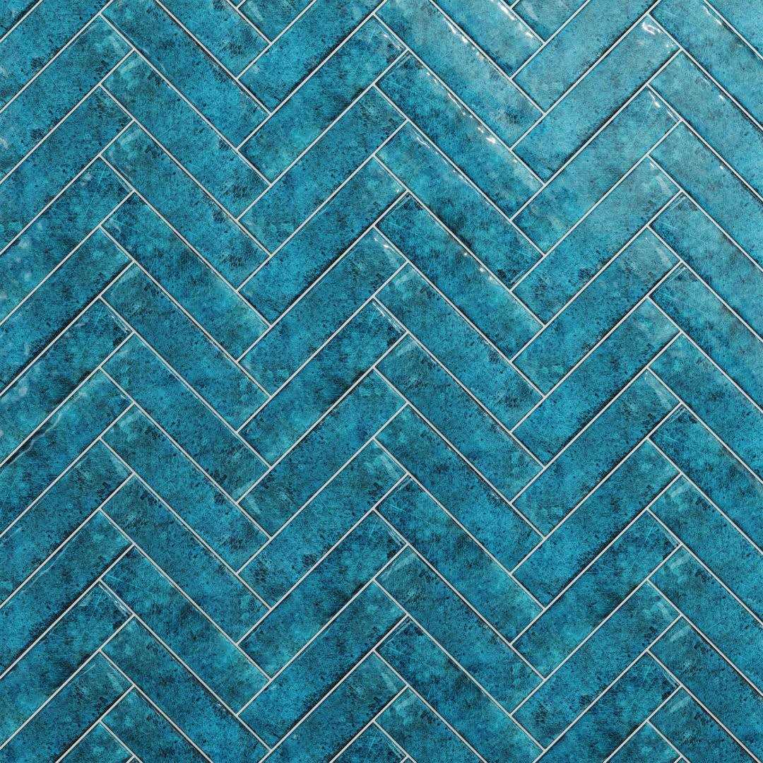 Ivy Hill Tile Moze Blue 3 in. x 12 in. 9 mm Ceramic Wall Tile - Cheap Fitting