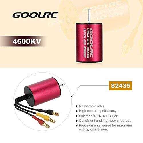 Goolrc S2435 4500kv Brushless Motor S-25a ESC with 2.2kg Metal Gear Servo Upgrade Brushless Combo Set - Cheap Fitting