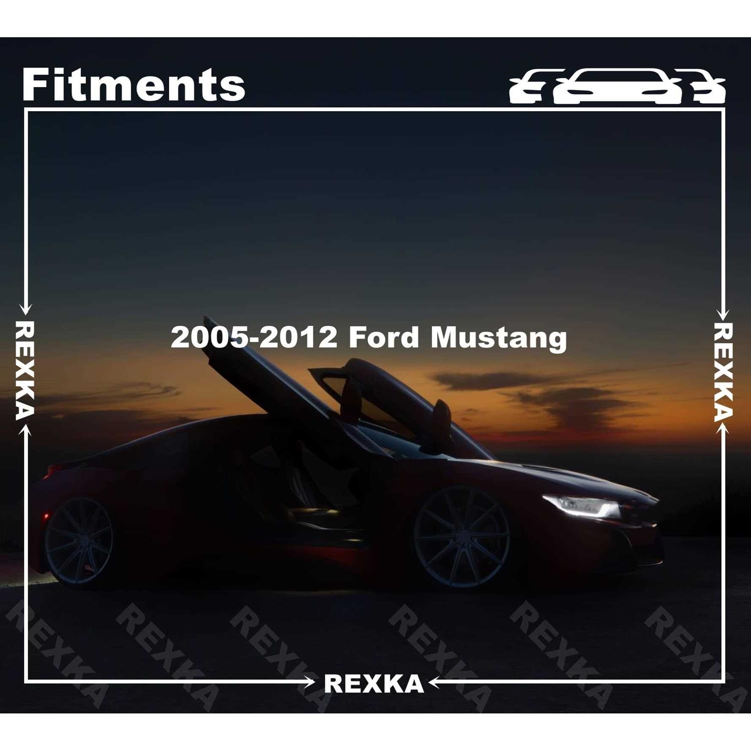 Rexka Rocker Moulding Retainer Clips Compatible with Ford W710532-s300 Mustang 05-12 Transit - Cheap Fitting