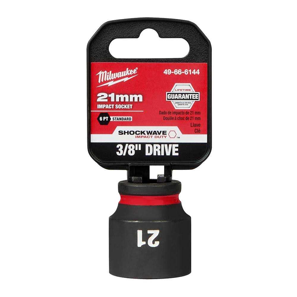 Milwaukee Shockwave Impact Duty Drive Standard 6 Point Socket 49-66 - Cheap Fitting