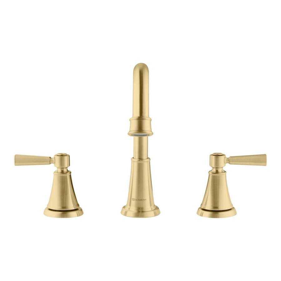 Glacier Bay Melina 8 in. Widespread Double Handle High-Arc Bathroom Faucet - Cheap Fitting