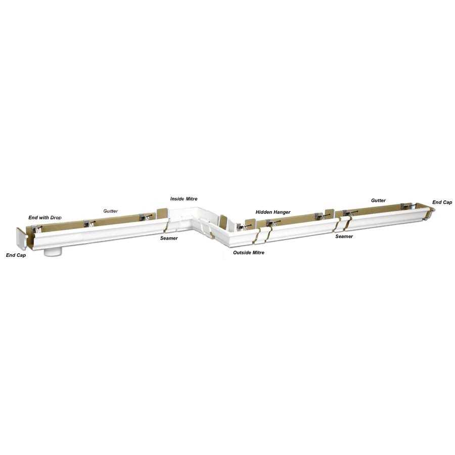 Amerimax 27202 Aluminum Outside Mitre - Cheap Fitting