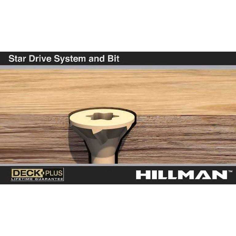 Hillman Fasteners 48416 5 lb 2.5×10 Tan Screw, White - Cheap Fitting