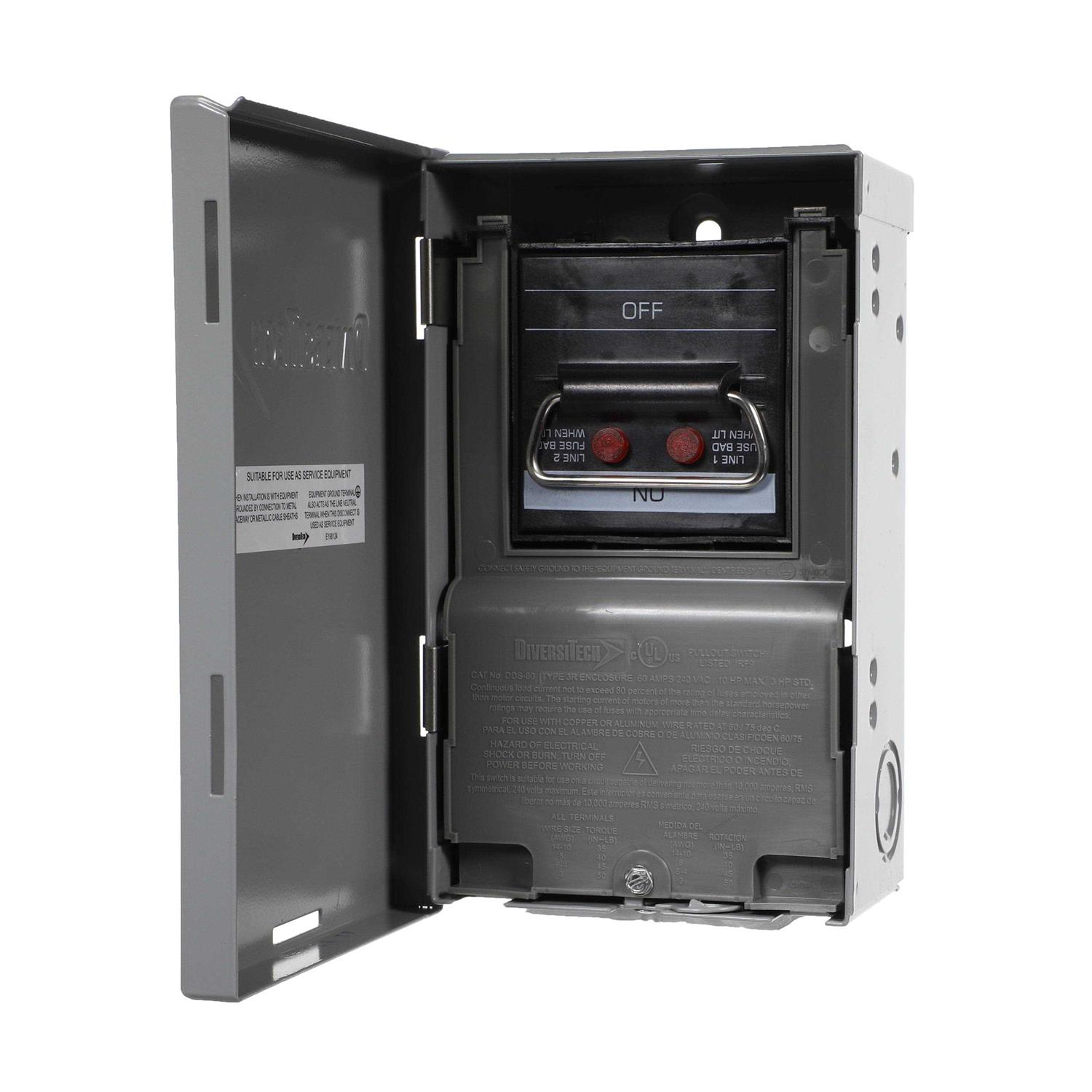 60A Fusible Disconnect By DiversiTech DDS-60 - Cheap Fitting